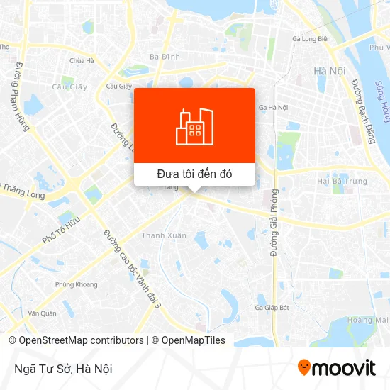 Bản đồ Ngã Tư Sở