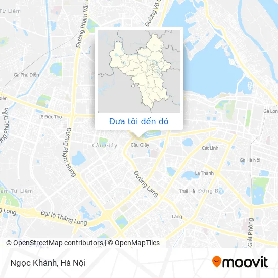 Bản đồ Ngọc Khánh