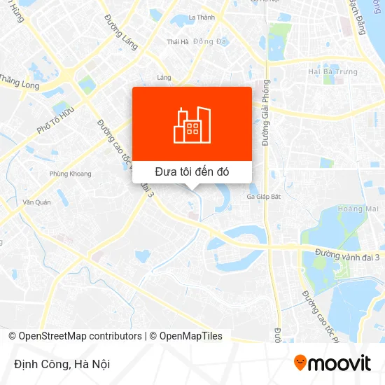 Bản đồ Định Công