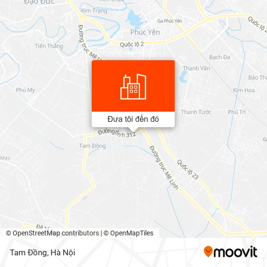 Bản đồ Tam Đồng