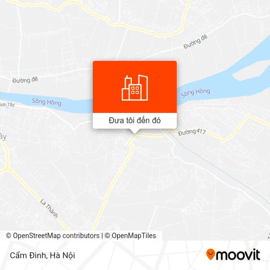 Bản đồ Cẩm Đình