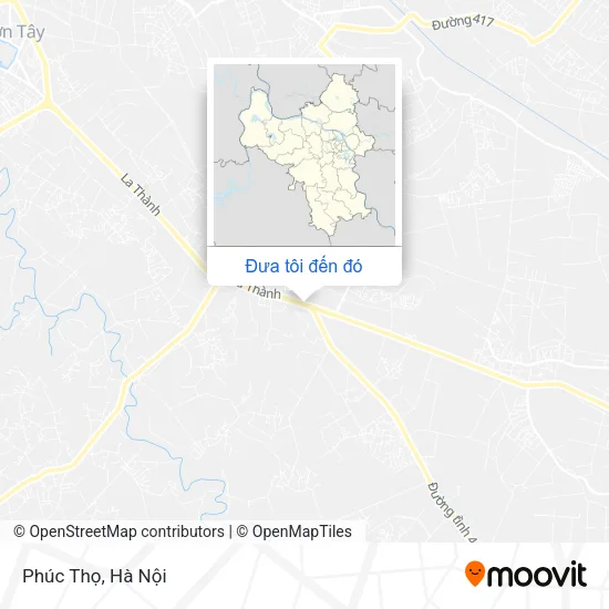 Bản đồ Phúc Thọ