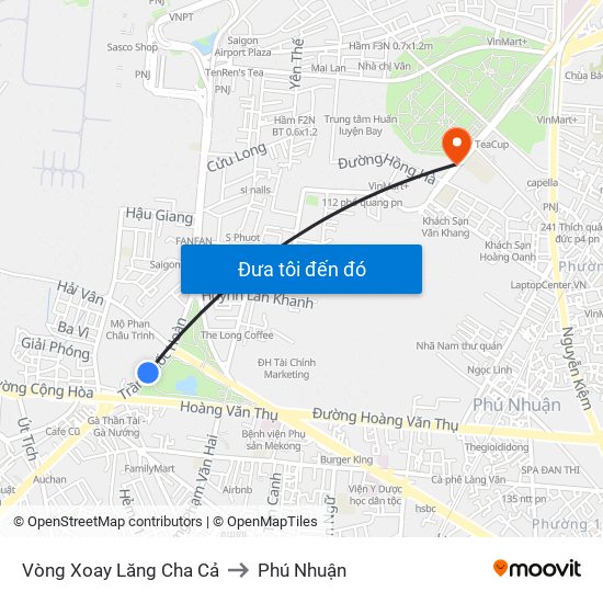 Vòng Xoay Lăng Cha Cả to Phú Nhuận map