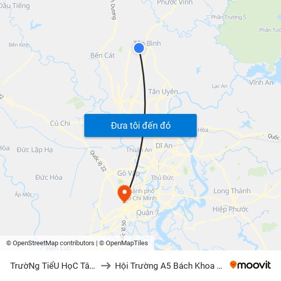 TrườNg TiểU HọC Tân BìNh to Hội Trường A5 Bách Khoa Tp.HCM map