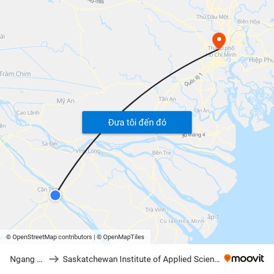 Ngang Số Nhà 48 to Saskatchewan Institute of Applied Science and Technology (Vietnam Campus) map