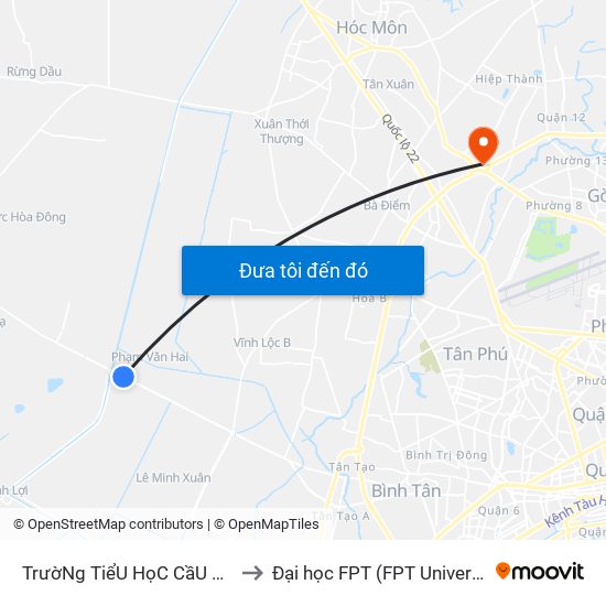 TrườNg TiểU HọC CầU Xáng to Đại học FPT (FPT University) map