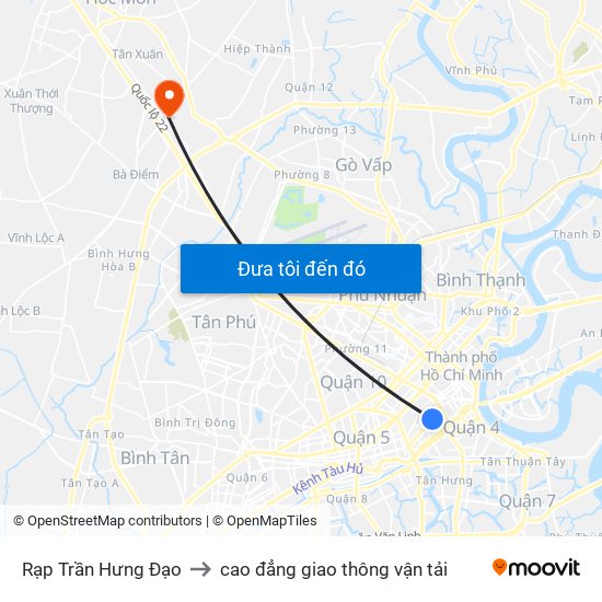 Rạp Trần Hưng Đạo to cao đẳng giao thông vận tải map