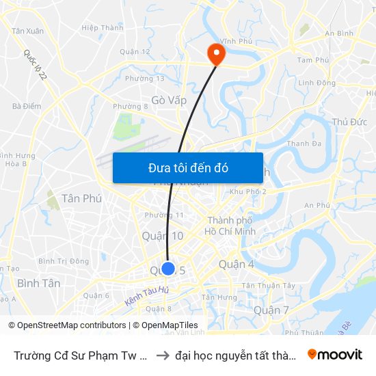 Trường Cđ Sư Phạm Tw Thành Phố to đại học nguyễn tất thành cơ sở 4 map