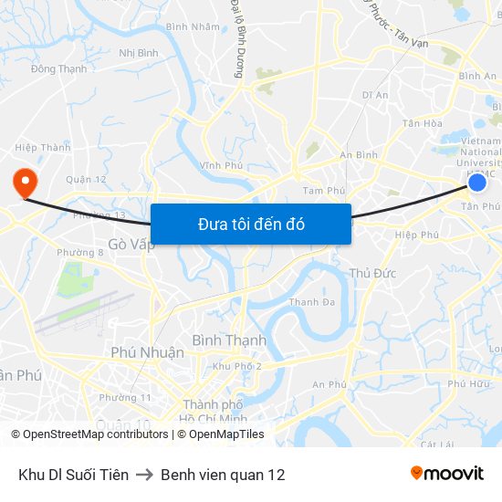 Khu Dl Suối Tiên to Benh vien quan 12 map