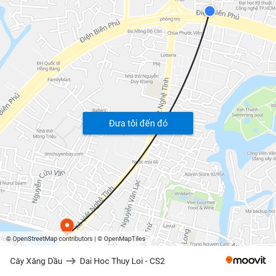 Cây Xăng Dầu to Dai Hoc Thuy Loi - CS2 map