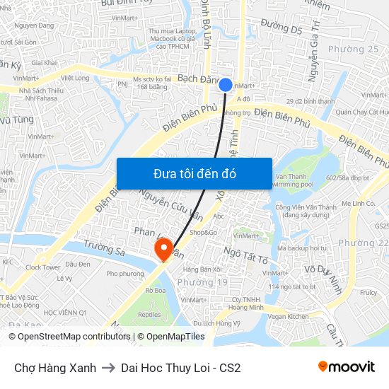 Chợ Hàng Xanh to Dai Hoc Thuy Loi - CS2 map