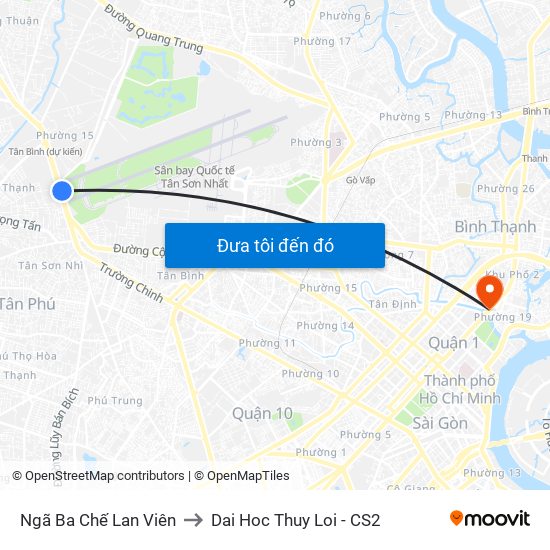 Ngã Ba Chế Lan Viên to Dai Hoc Thuy Loi - CS2 map
