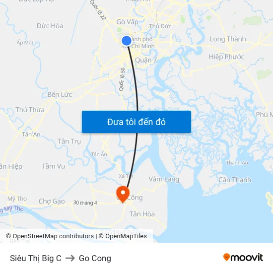 Siêu Thị Big C to Go Cong map