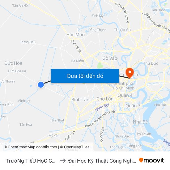 TrườNg TiểU HọC CầU Xáng to Đại Học Kỹ Thuật Công Nghệ Tp.Hcm map