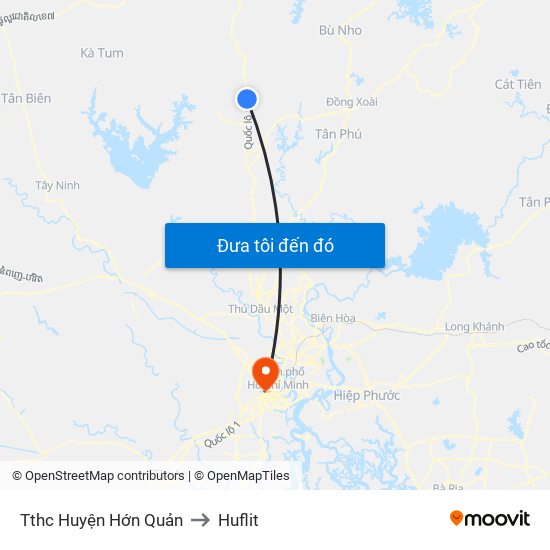 Tthc Huyện Hớn Quản to Huflit map