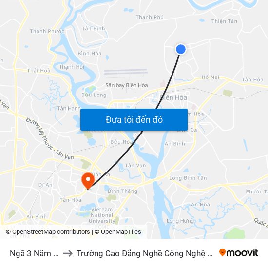 Ngã 3 Năm Thưởng to Trường Cao Đẳng Nghề Công Nghệ Nông Lâm Nam Bộ map