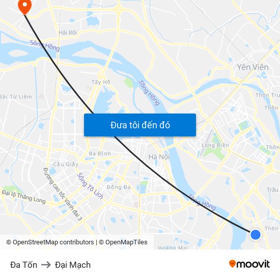 Đa Tốn to Đại Mạch map