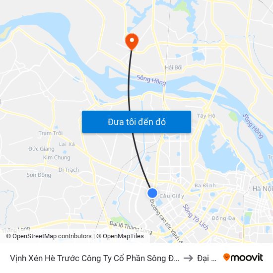 Vịnh Xén Hè Trước Công Ty Cổ Phần Sông Đà 9 - Đường Nguyễn Hoàng to Đại Mạch map