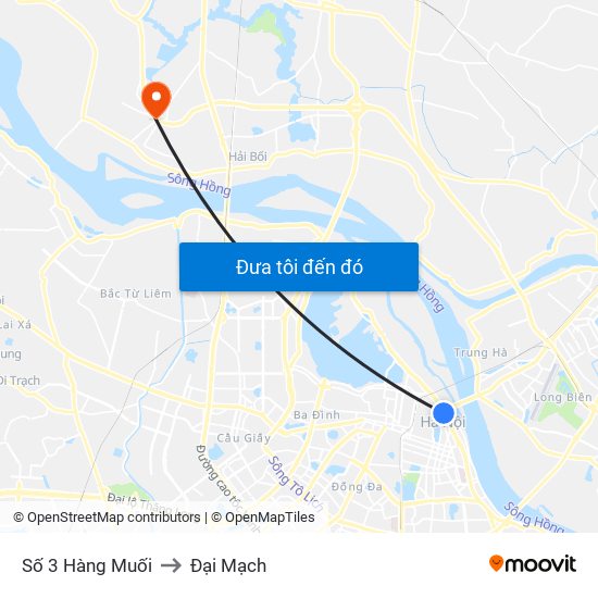 Số 3 Hàng Muối to Đại Mạch map