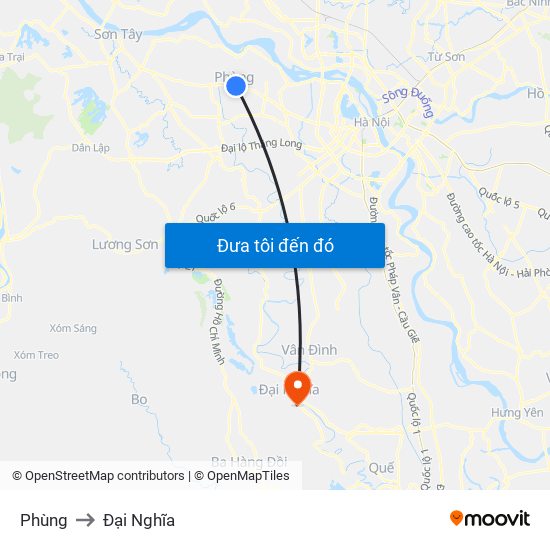 Phùng to Đại Nghĩa map