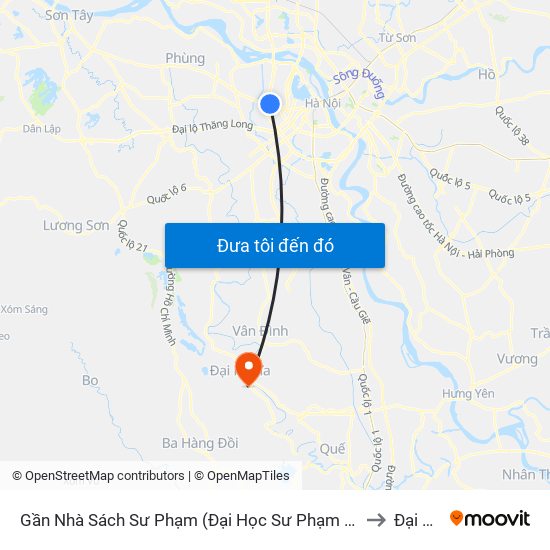 Gần Nhà Sách Sư Phạm (Đại Học Sư Phạm Hà Nội) - 136 Xuân Thủy to Đại Nghĩa map