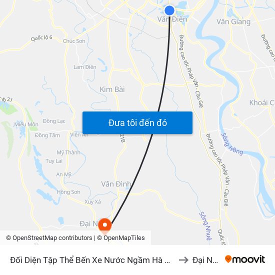 Đối Diện Tập Thể Bến Xe Nước Ngầm Hà Nội - Ngọc Hồi to Đại Nghĩa map