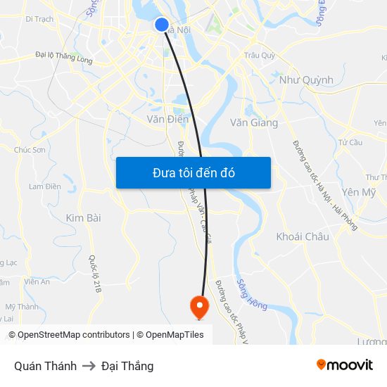 Quán Thánh to Đại Thắng map