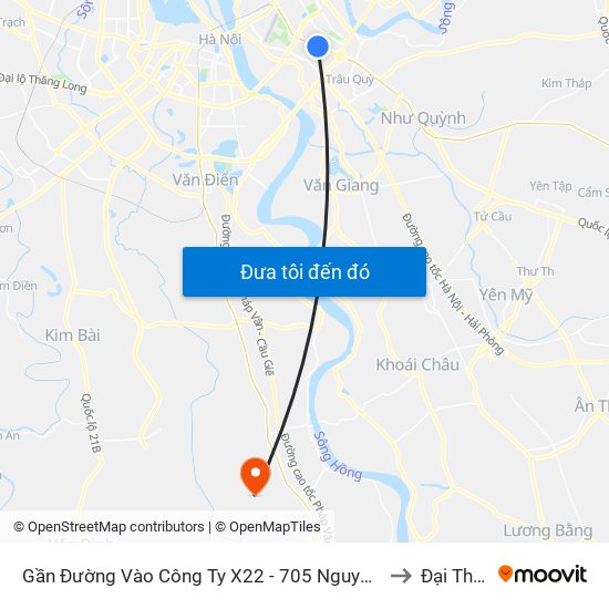 Gần Đường Vào Công Ty X22 - 705 Nguyễn Văn Linh to Đại Thắng map
