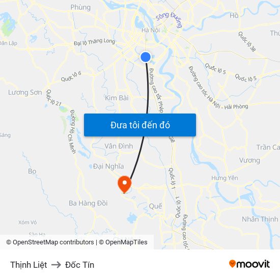 Thịnh Liệt to Đốc Tín map