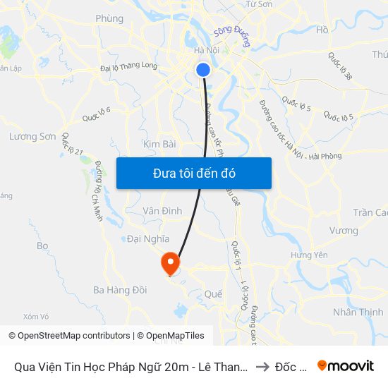 Qua Viện Tin Học Pháp Ngữ 20m - Lê Thanh Nghị to Đốc Tín map