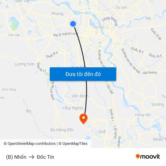 (B) Nhổn to Đốc Tín map