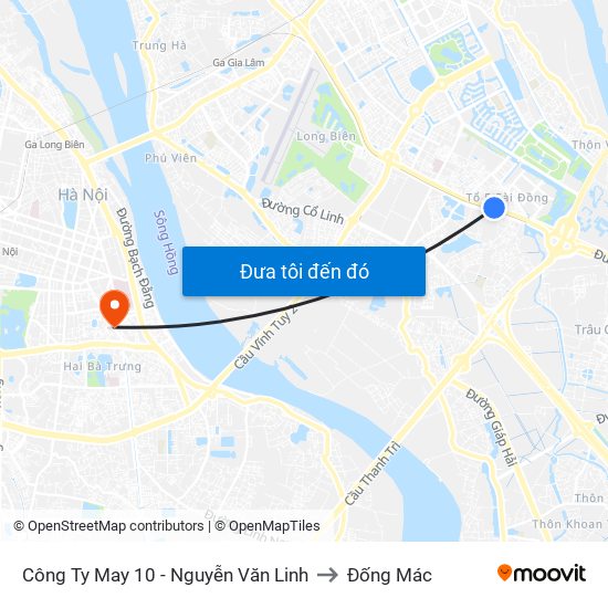 Công Ty May 10 - Nguyễn Văn Linh to Đống Mác map