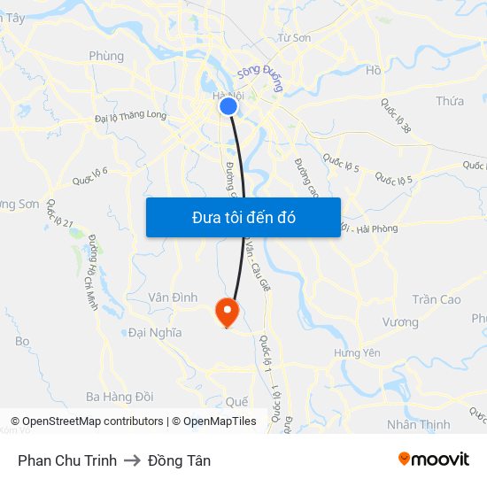 Phan Chu Trinh to Phan Chu Trinh map