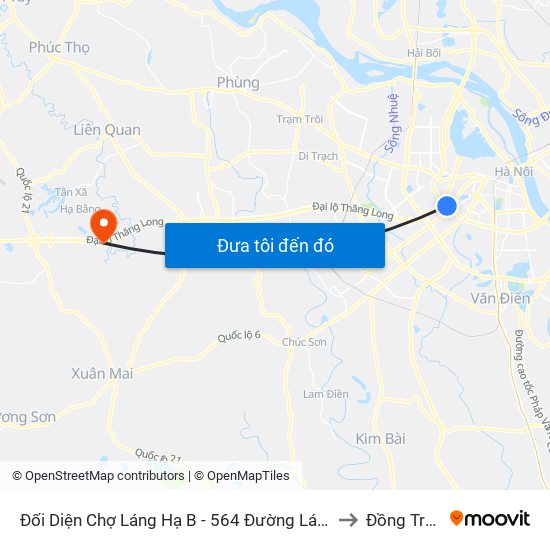 Đối Diện Chợ Láng Hạ B - 564 Đường Láng to Đồng Trúc map