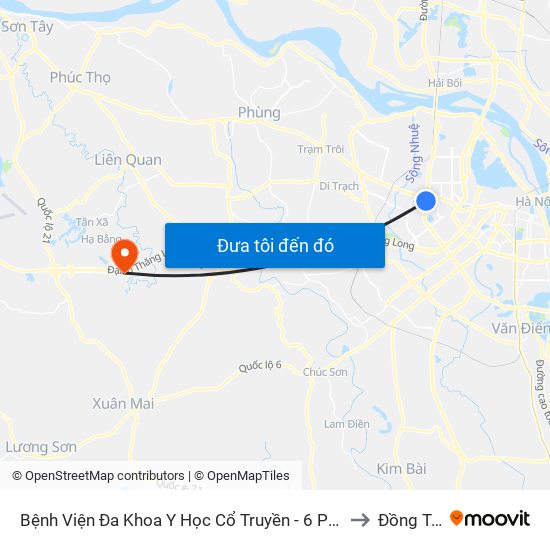 Công Ty Miwon - Phạm Hùng to Đồng Trúc map