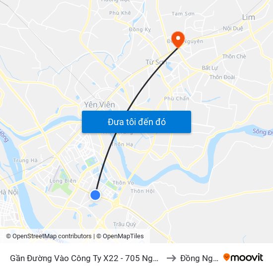 Gần Đường Vào Công Ty X22 - 705 Nguyễn Văn Linh to Đồng Nguyên map