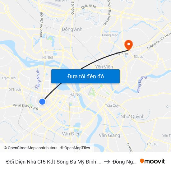 Đối Diện Nhà Ct5 Kđt Sông Đà Mỹ Đình - Phạm Hùng to Đồng Nguyên map