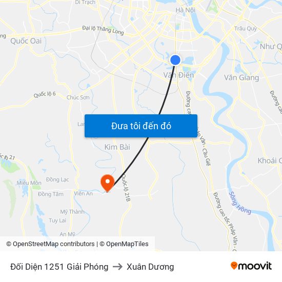 Đối Diện 1251 Giải Phóng to Xuân Dương map