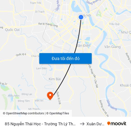 85 Nguyễn Thái Học - Trường Th Lý Thường Kiệt to Xuân Dương map