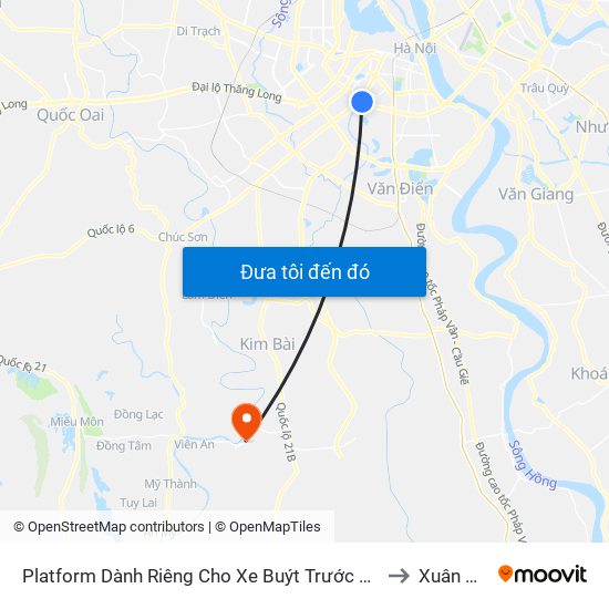 Platform Dành Riêng Cho Xe Buýt Trước Nhà 604 Trường Chinh to Xuân Dương map