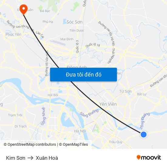 Kim Sơn to Kim Sơn map