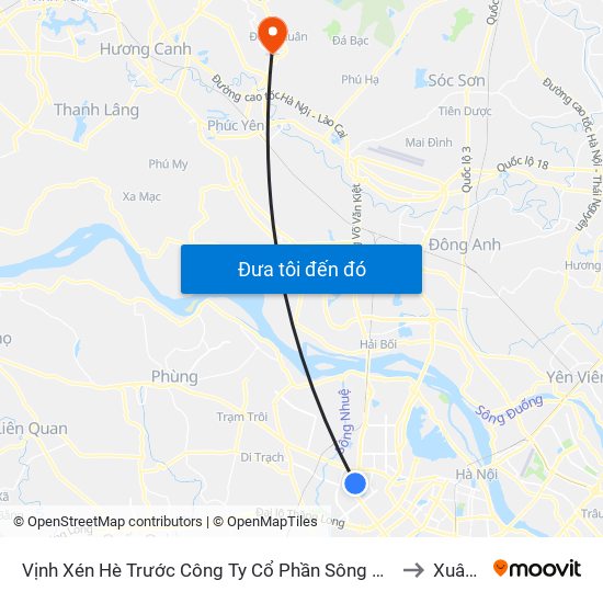 Vịnh Xén Hè Trước Công Ty Cổ Phần Sông Đà 9 - Đường Nguyễn Hoàng to Xuân Hoà map