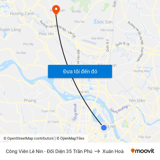 Công Viên Lê Nin - Đối Diện 35 Trần Phú to Xuân Hoà map