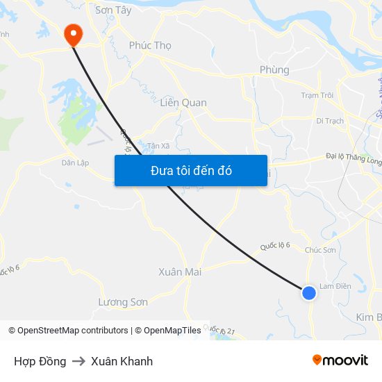 Hợp Đồng to Xuân Khanh map