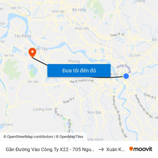 Gần Đường Vào Công Ty X22 - 705 Nguyễn Văn Linh to Xuân Khanh map