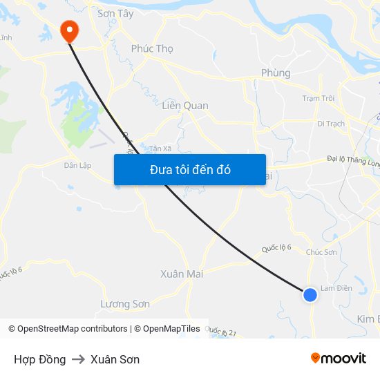 Hợp Đồng to Xuân Sơn map