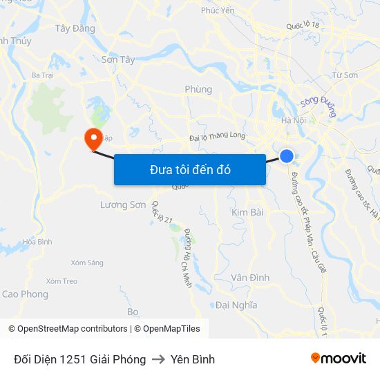 Đối Diện 1251 Giải Phóng to Yên Bình map