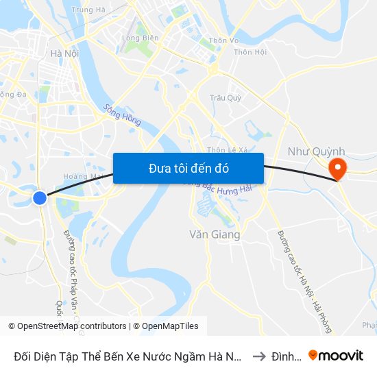 Đối Diện Tập Thể Bến Xe Nước Ngầm Hà Nội - Ngọc Hồi to Đình Dù map