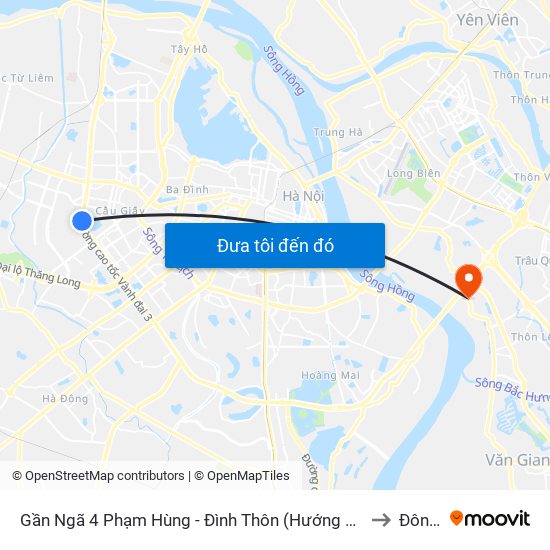 Gần Ngã 4 Phạm Hùng - Đình Thôn (Hướng Đi Khuất Duy Tiến)-Cột Sau to Đông Dư map