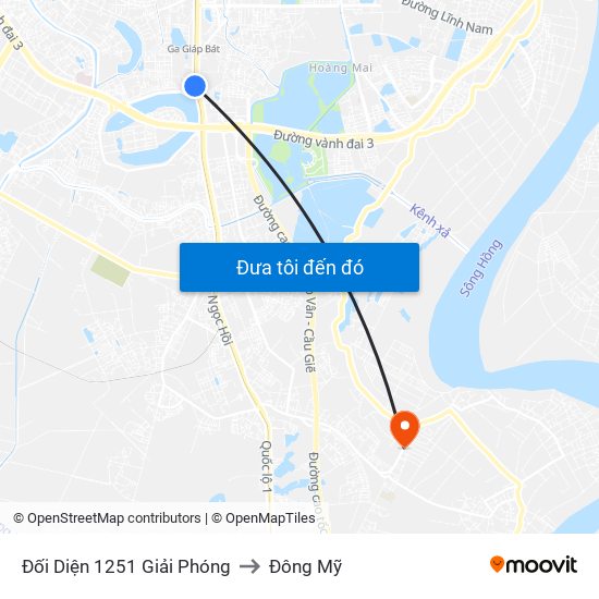 Đối Diện 1251 Giải Phóng to Đông Mỹ map